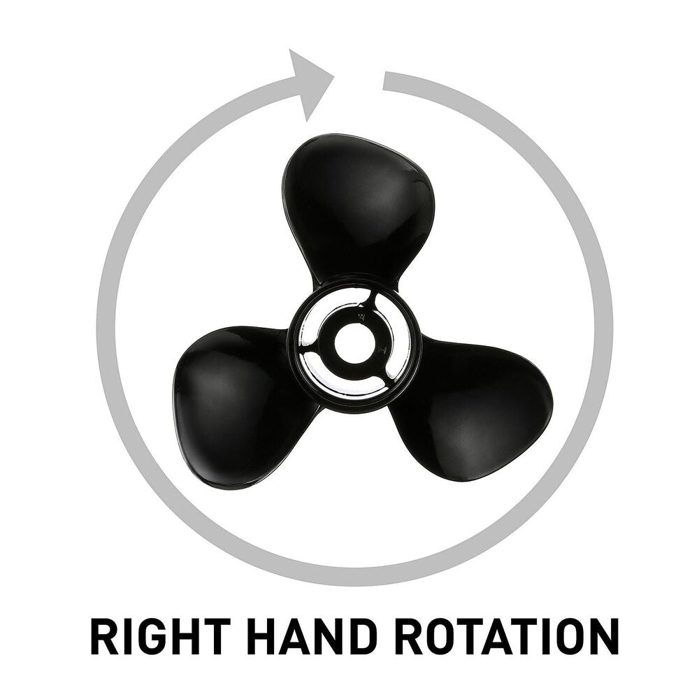 Quicksilver QA2006X Black Diamond 16 x 14 RH right-hand rotation diagram