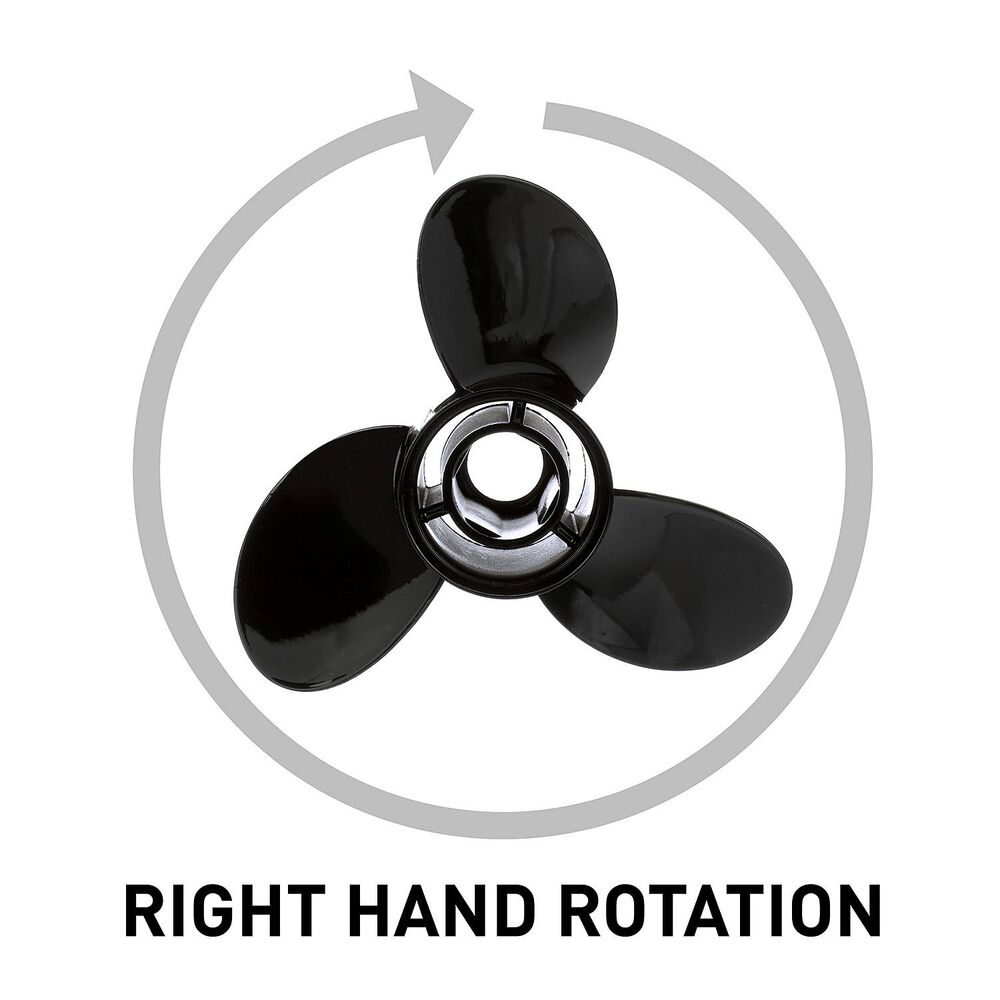 Quicksilver QA2062X Black Diamond 12.25 x 9 RH right-hand rotation diagram