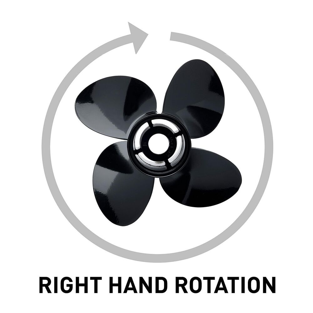 Quicksilver 8M8027497 Nemesis Pontoon 13.8 x 10 RH right-hand rotation diagram