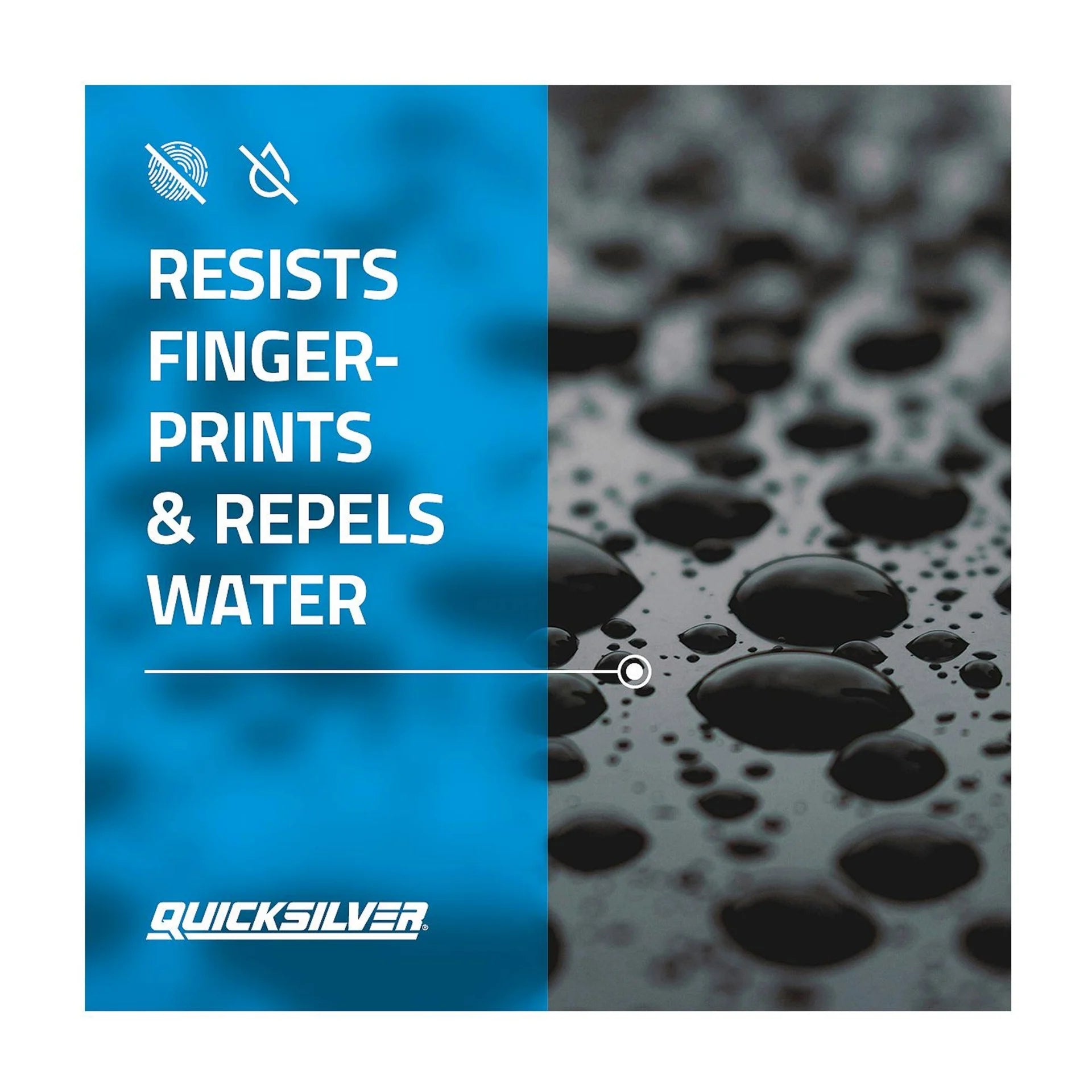 Quicksilver 8M0224418 Screen Glass Cleaner 8 oz for marine and automotive touchscreen displays repels water