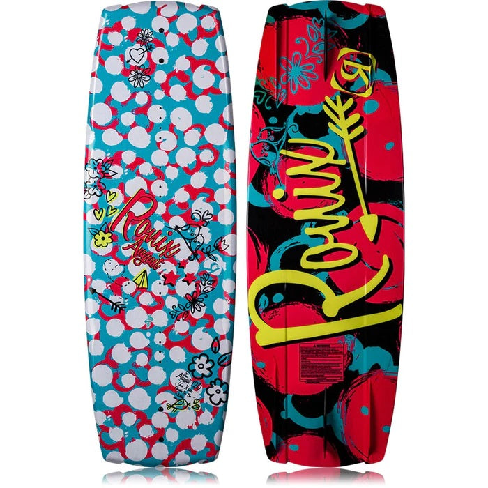 Ronix August Girl's Wakeboard Sparkle White / Pink / Blue / Yellow - 120