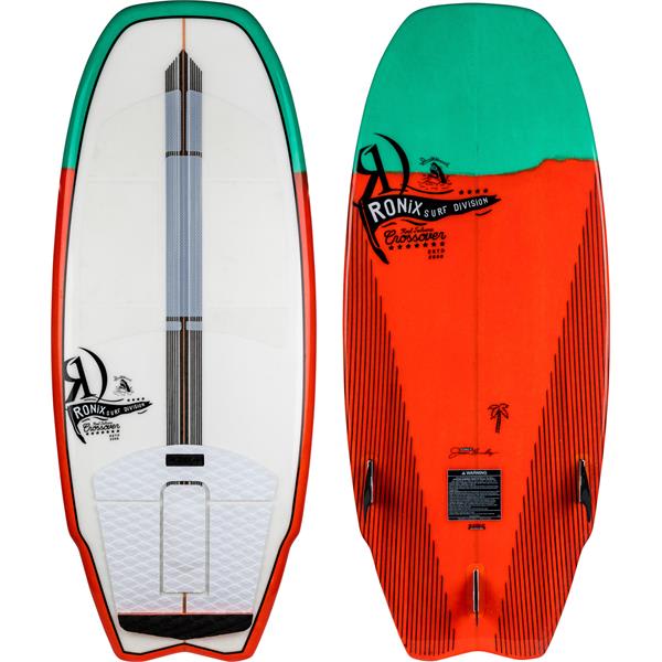 Ronix Koal w/ Technora Crossover Wakesurf Board - White / Green / Red