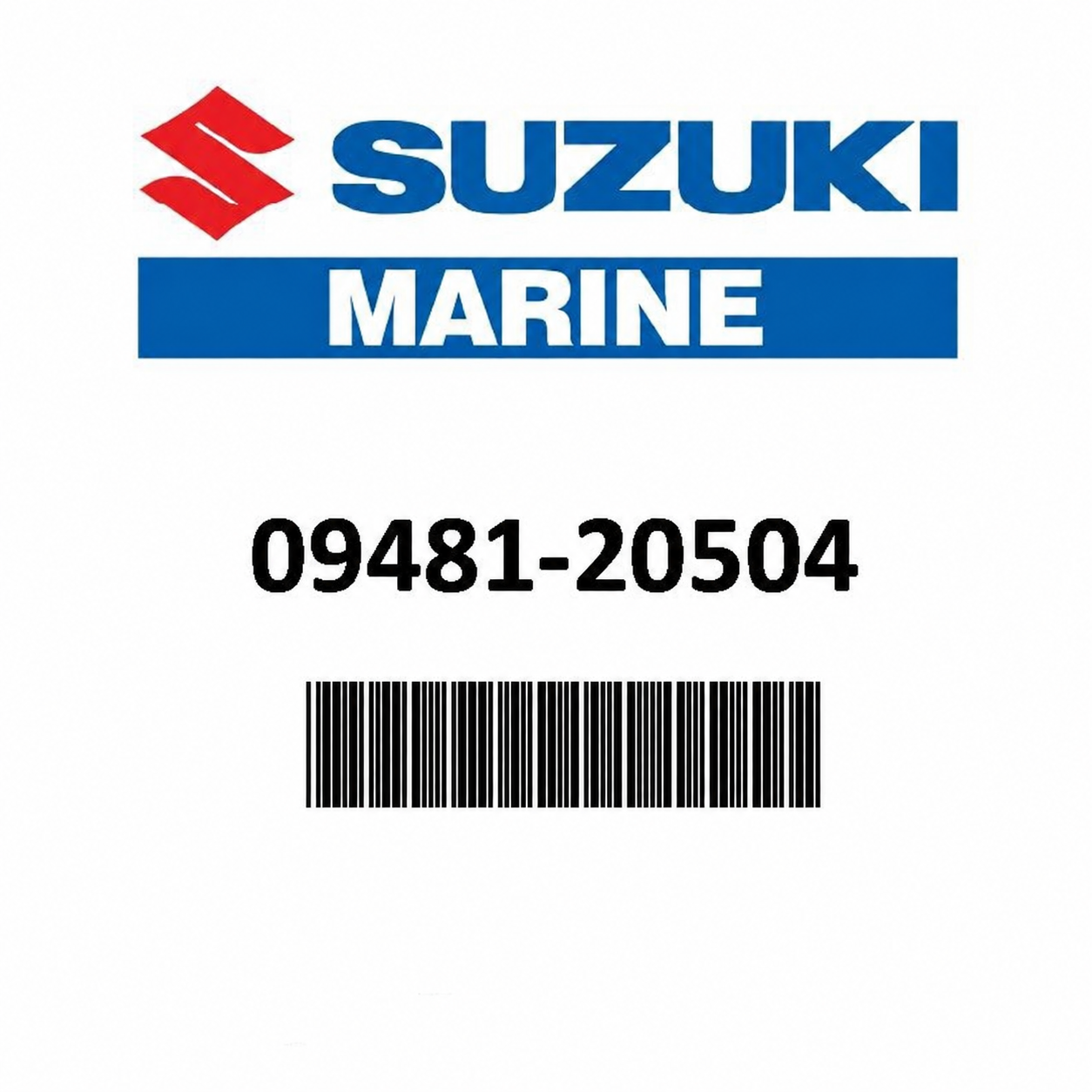 Suzuki Marine 09481-20504 OEM 20A low-profile blade fuse part label