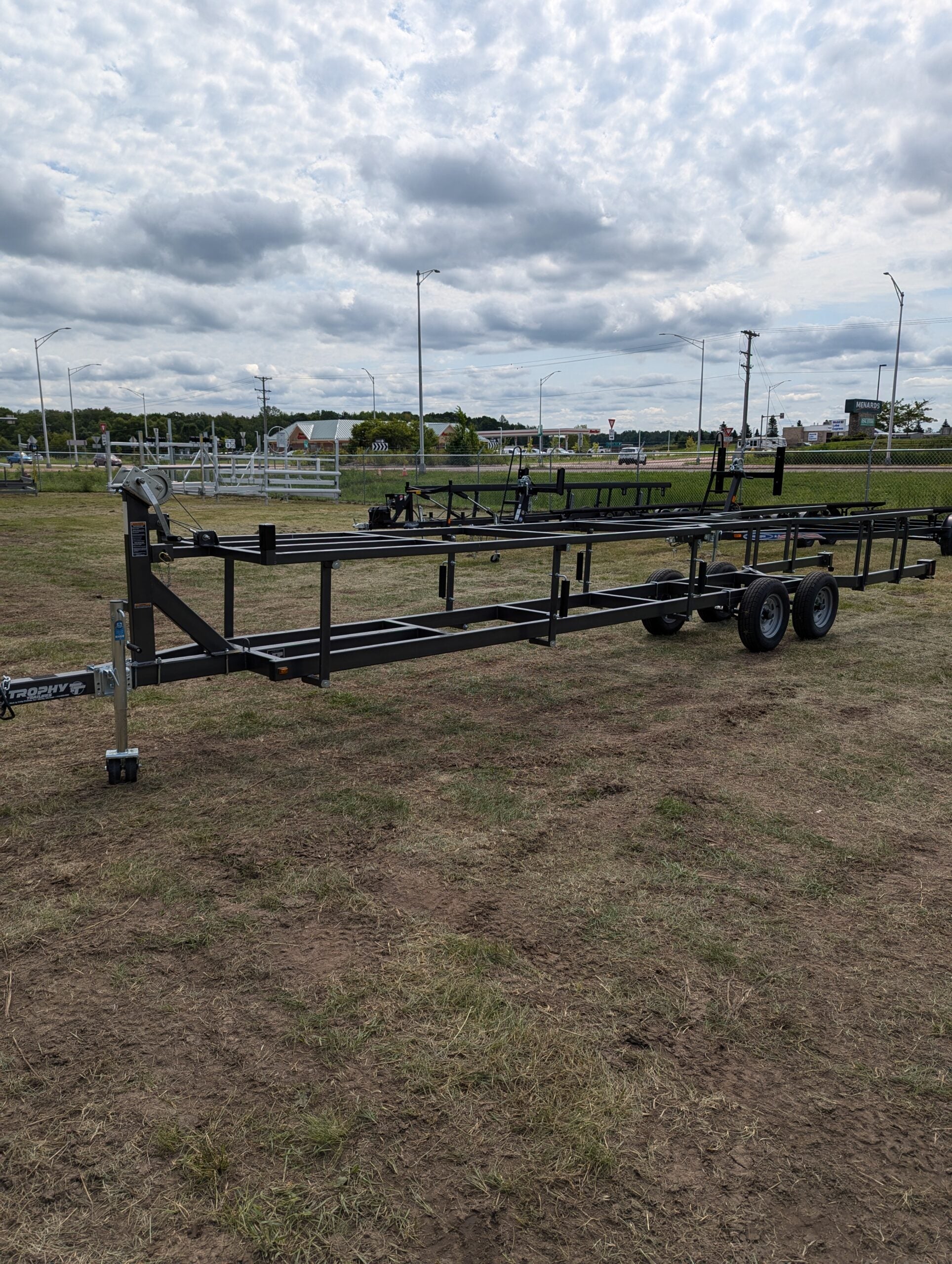 trophy pontoon trailer