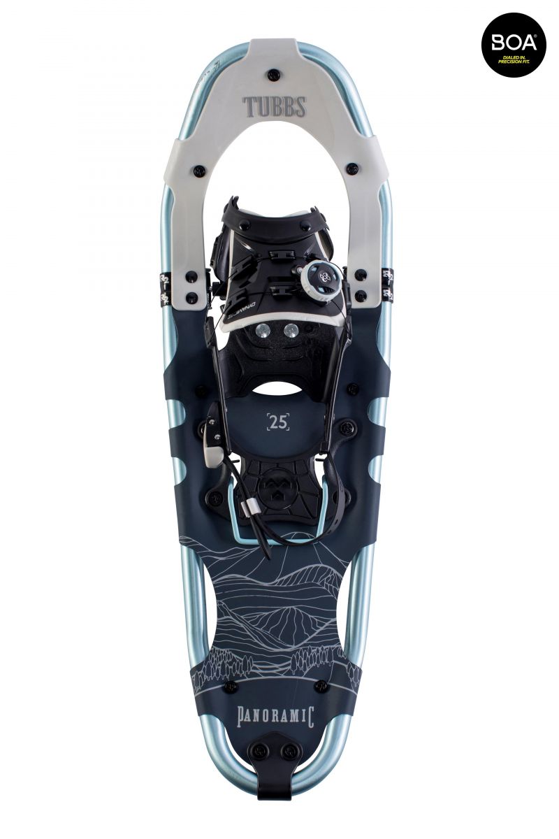 light blue and silver womens snowshoe