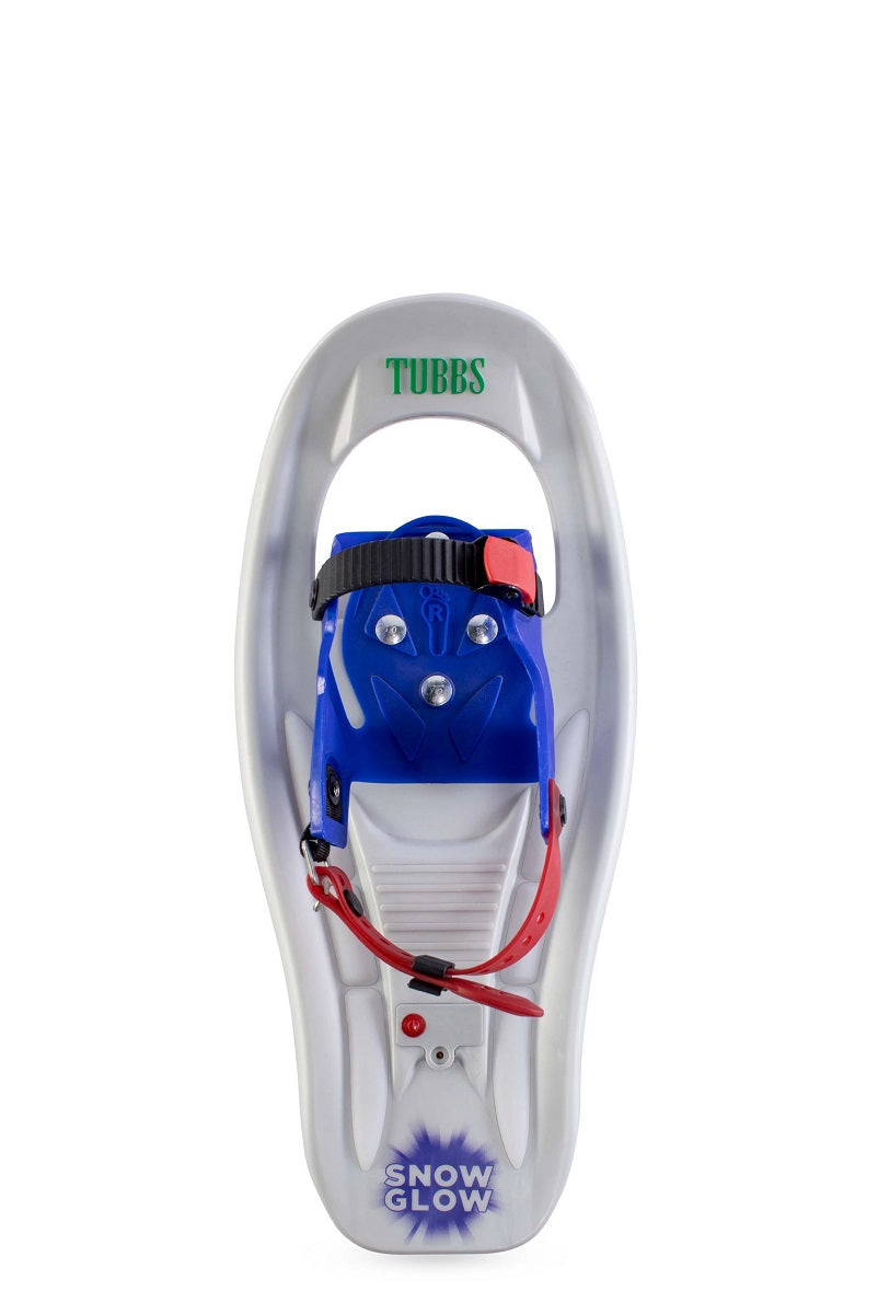 gray and blue youth snowshoe
