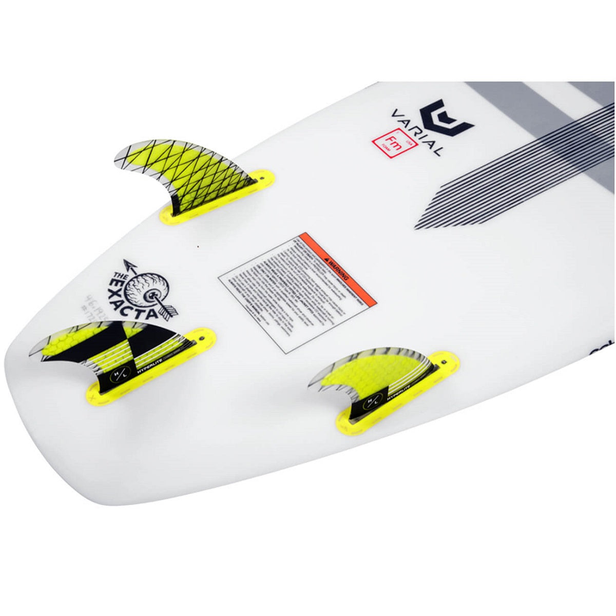 Hyperlite Wakesurf 4.75 Carbon Surf Fin Set w/Key