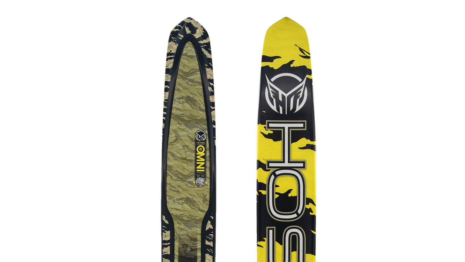 HO Future Omni Army Grn Waterski w/Animal Boot